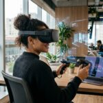 Ambiente de realidade virtual 360 com navegação otimizada