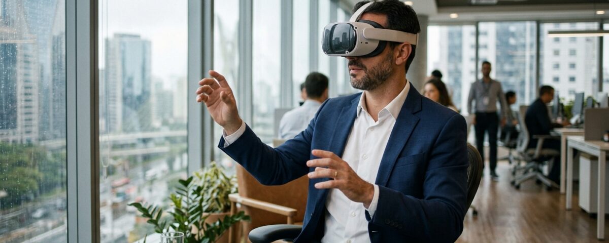 Conteúdo impactante em realidade virtual 360 para públicos empresariais