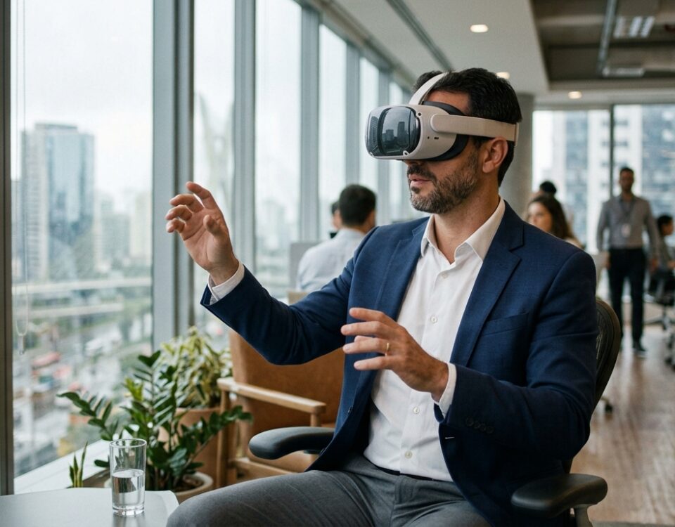 Conteúdo impactante em realidade virtual 360 para públicos empresariais