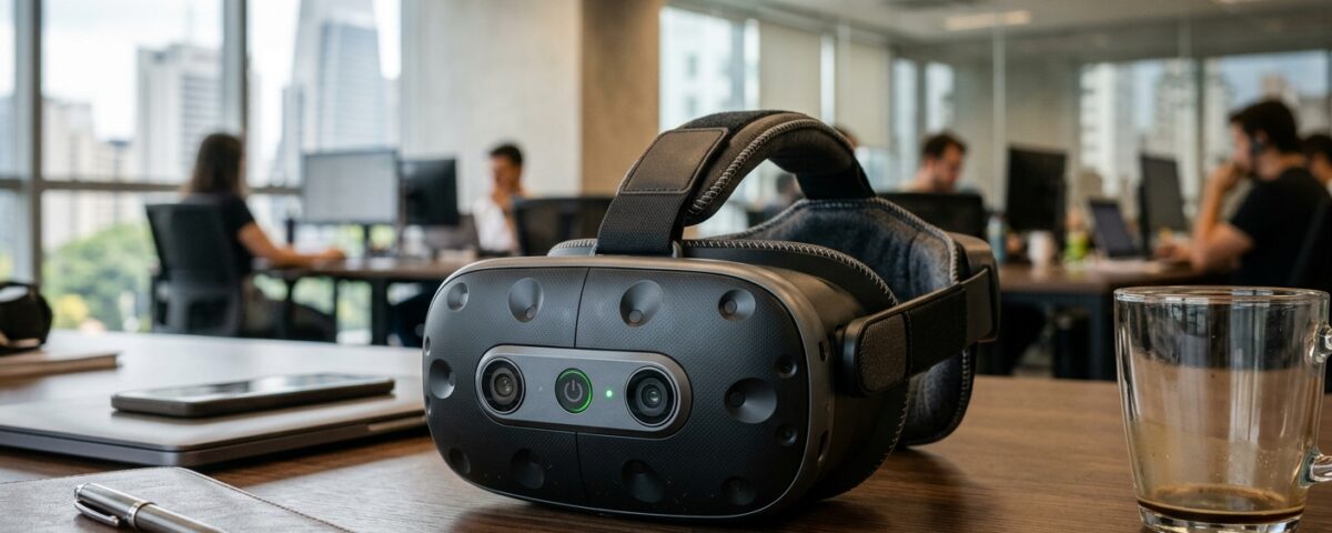 Equipamento de realidade virtual 360 para negócios