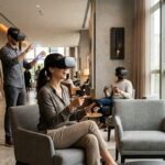 Imagem ilustrativa de realidade virtual 360 aplicada em hotéis para melhorar a experiência do hóspede