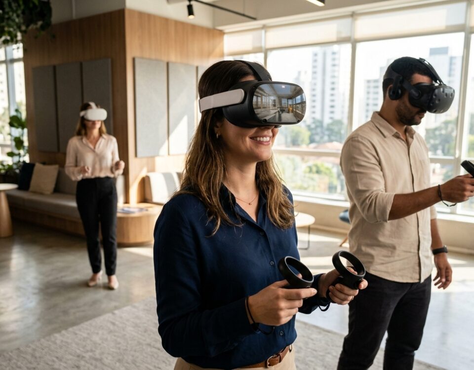 Setores beneficiados pela realidade virtual 360 em São Paulo