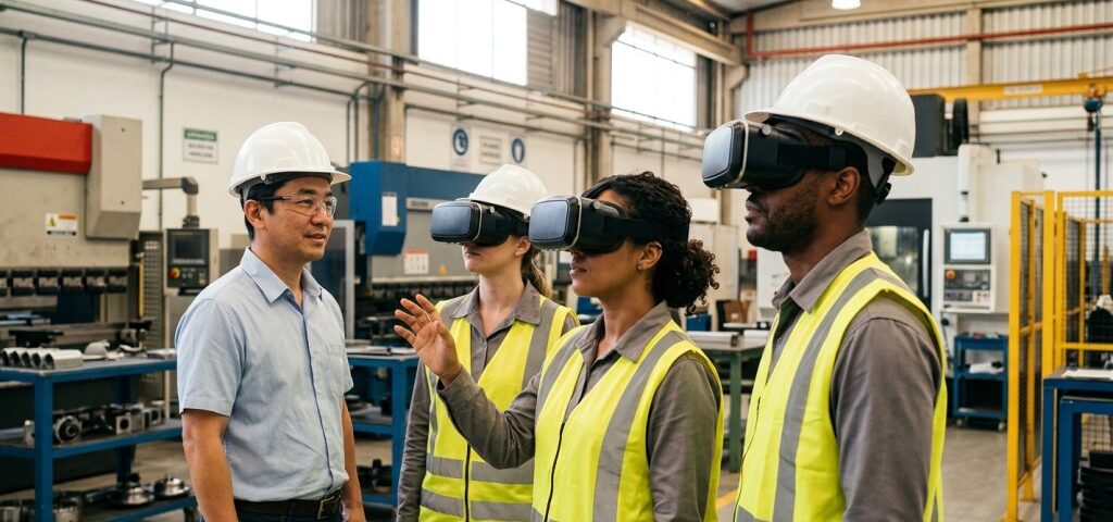 Capacitação de funcionários com realidade virtual 360