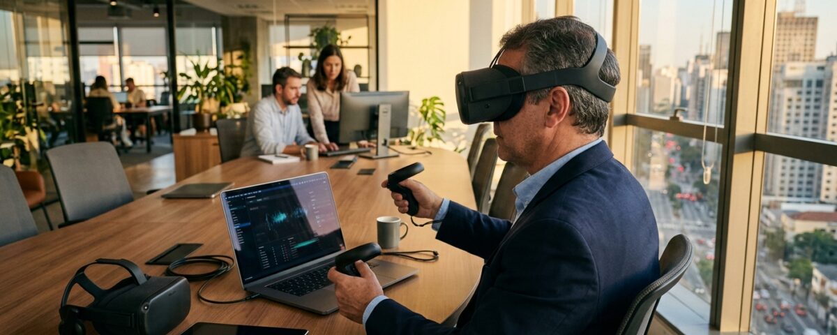 fornecedores confiáveis de soluções em realidade virtual 360