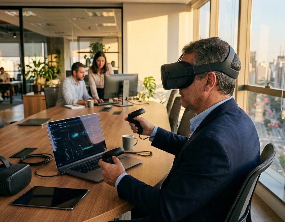 fornecedores confiáveis de soluções em realidade virtual 360