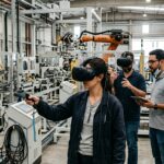 Tecnologia de realidade virtual 360 aplicada em fábrica
