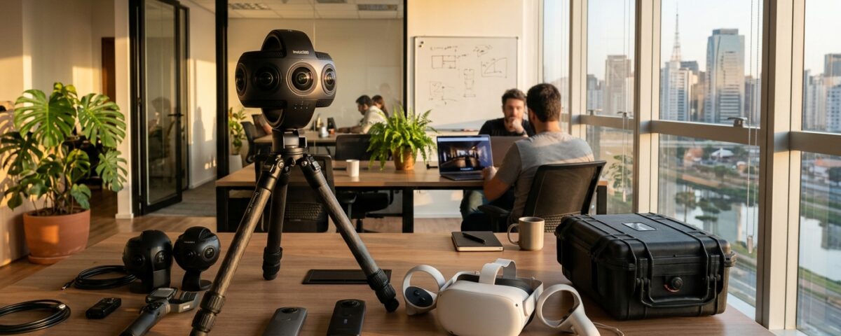 Equipamentos de realidade virtual 360 indicados para pequenas empresas