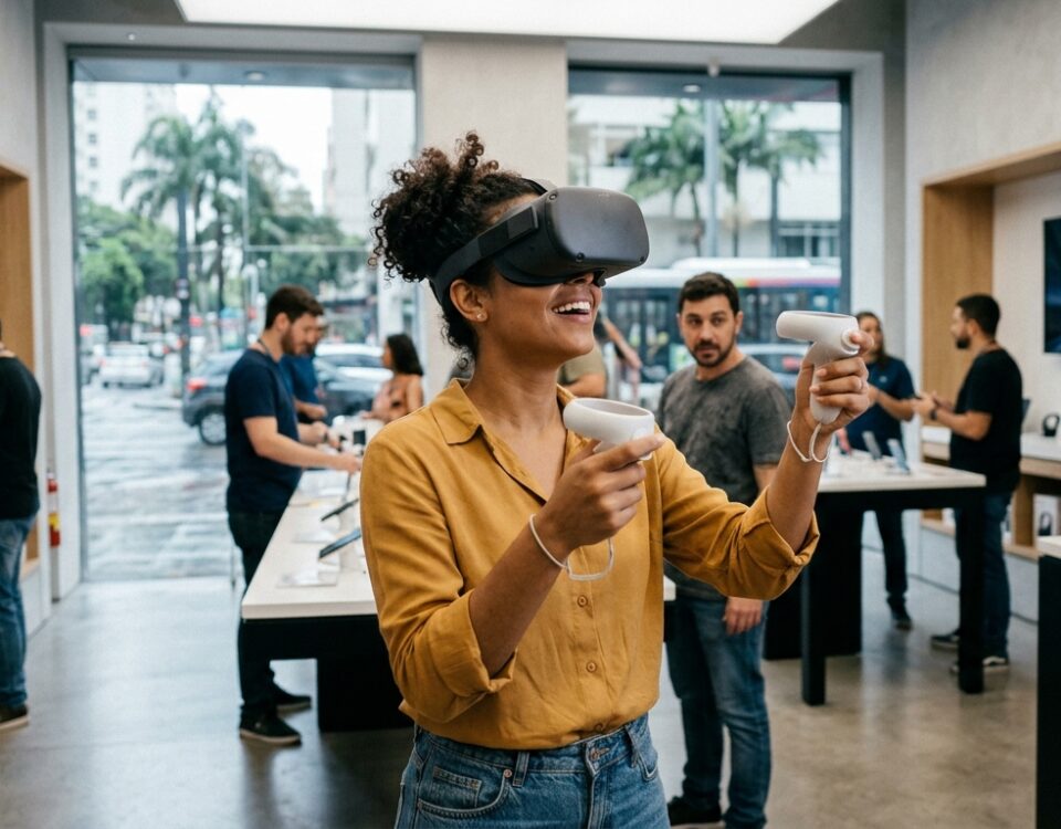 Realidade virtual 360 no varejo melhorando a experiência do cliente