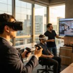 Ambiente imersivo com uso de realidade virtual 360 em ambiente corporativo