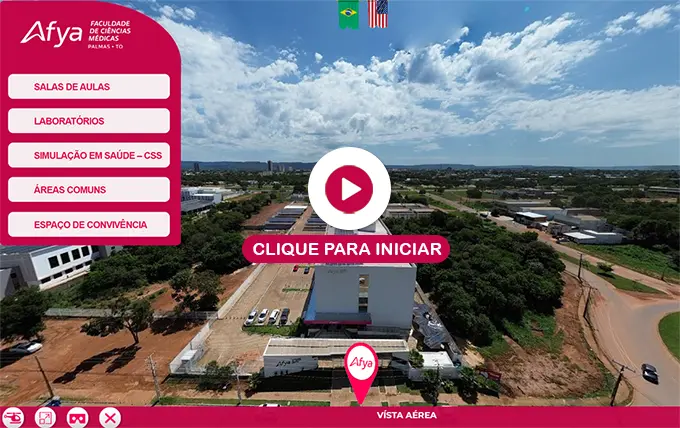 Tour Virtual 360 para Faculdade de Medicina Afya - Palmas